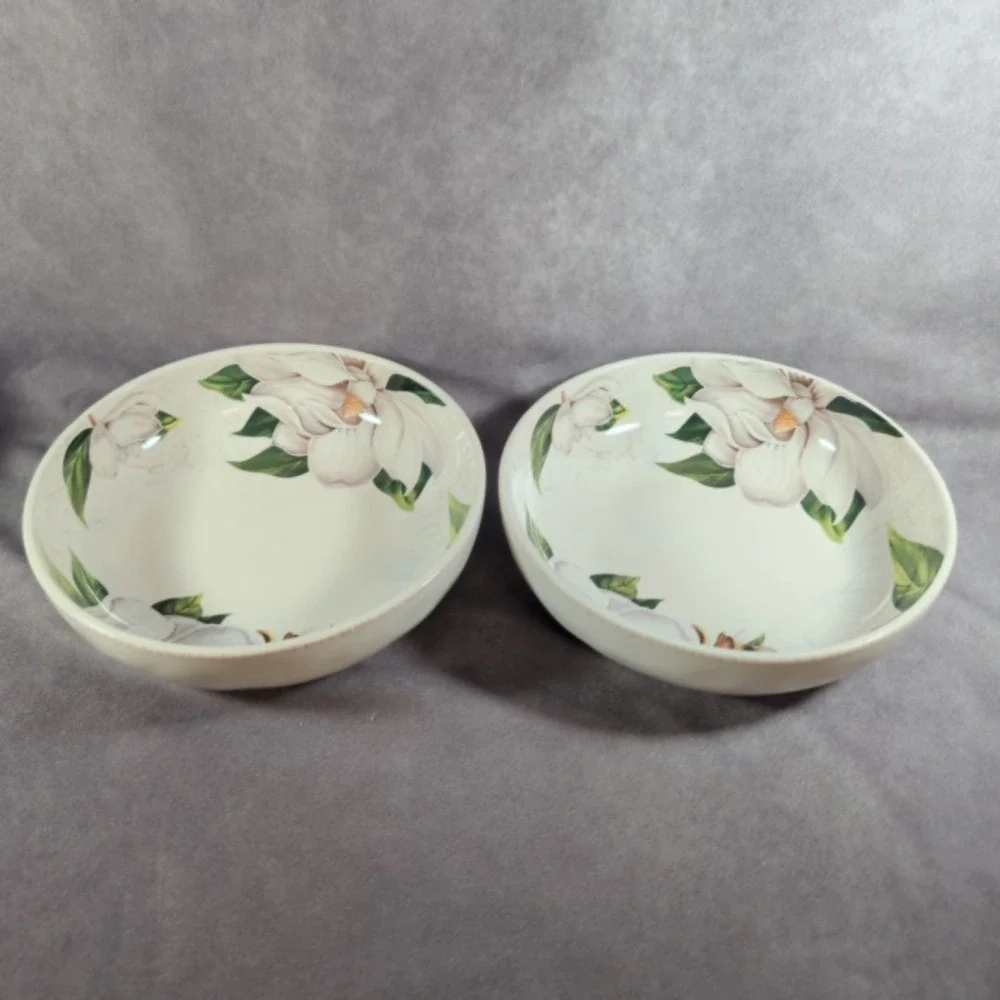 Set of 2 Pier 1 Magnolia Large Salad / Pasta Bowls – 8